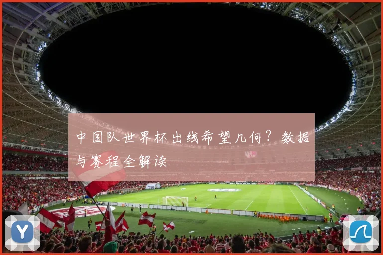 中国队世界杯出线希望几何？数据与赛程全解读